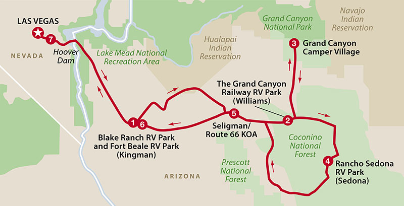 Gran Cañon y Las Vegas